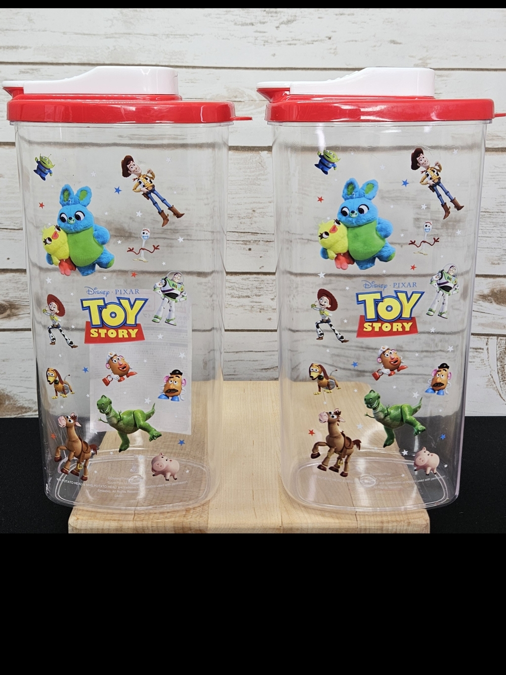 Daiso Store Toy Story Water Jug with Slide Lid Pour Spout Cover  1.6L (2 Water J
